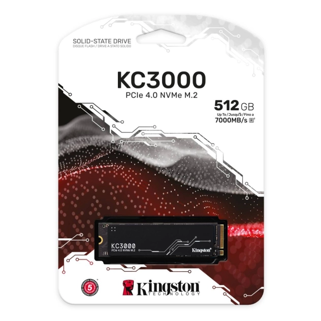 Ổ cứng SSD Kingston KC3000 1TB | M.2 PCIe, Gen4 x 4, NVMe (SKC3000S/1024G)